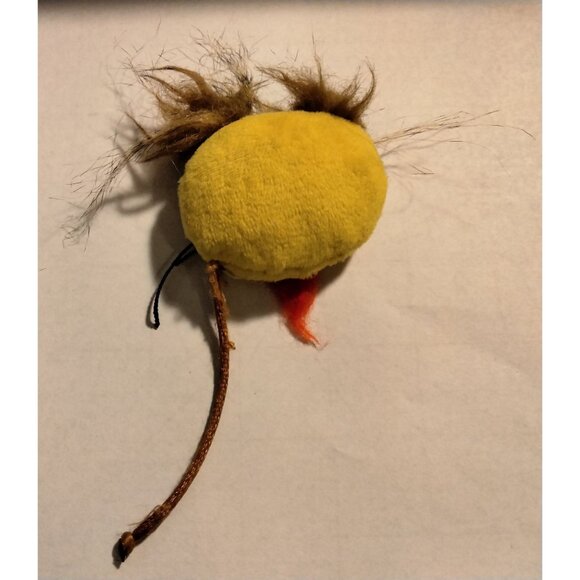 SmartyKat Emoji Wink Face Cat Toy Tease Tail Shabby Distressed - Picture 3 of 4